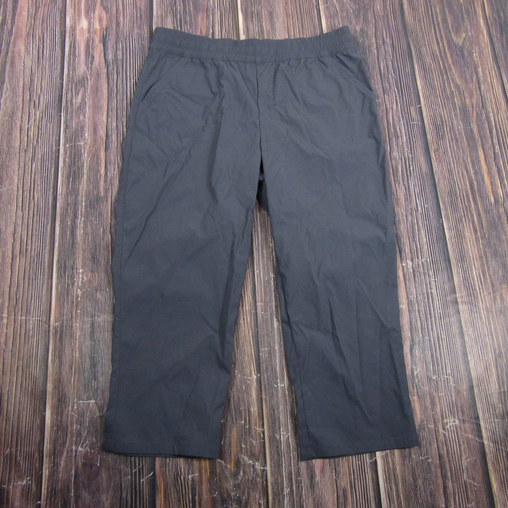 The North Face Capri Pants Girls XL Gray Aphrodite Hiking Outdoor Stretch